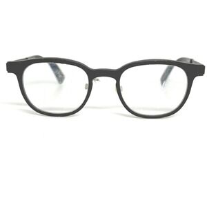 SEE 7971‎ Titanium Eyeglass Frames Black Round 47-20-135 Made in Japan C 21733